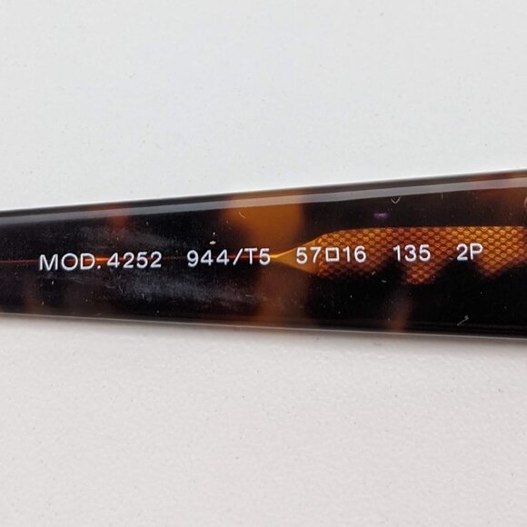 🕶️Frame Only | Versace Mod. 4252 944 Sunglasses 57/16 135 /KAL249🕶️ - Picture 6 of 7